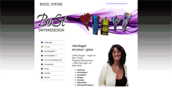 Desktop Screenshot of bostsmykkedesign.no