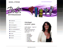 Tablet Screenshot of bostsmykkedesign.no